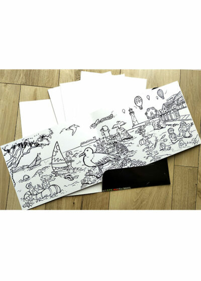 pochette coloriage géant animaux