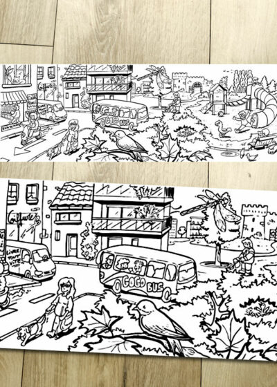 Pochette de coloriages : Mes paysages à colorier – Image 4