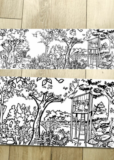 Pochette de coloriages : Mes paysages à colorier – Image 6