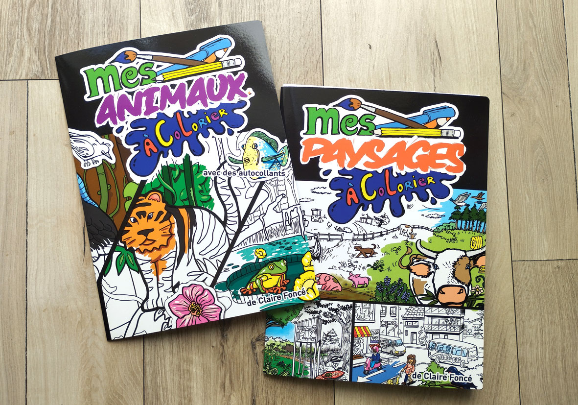 pochette de coloriages pour enfant