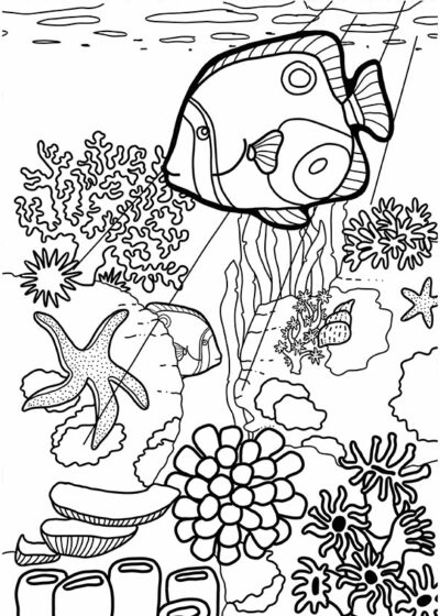 illustration coloriage animaux enfant
