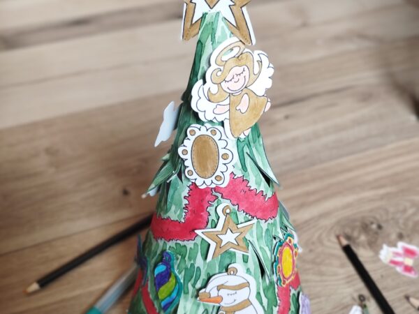 Calendrier de l&rsquo;avent à colorier