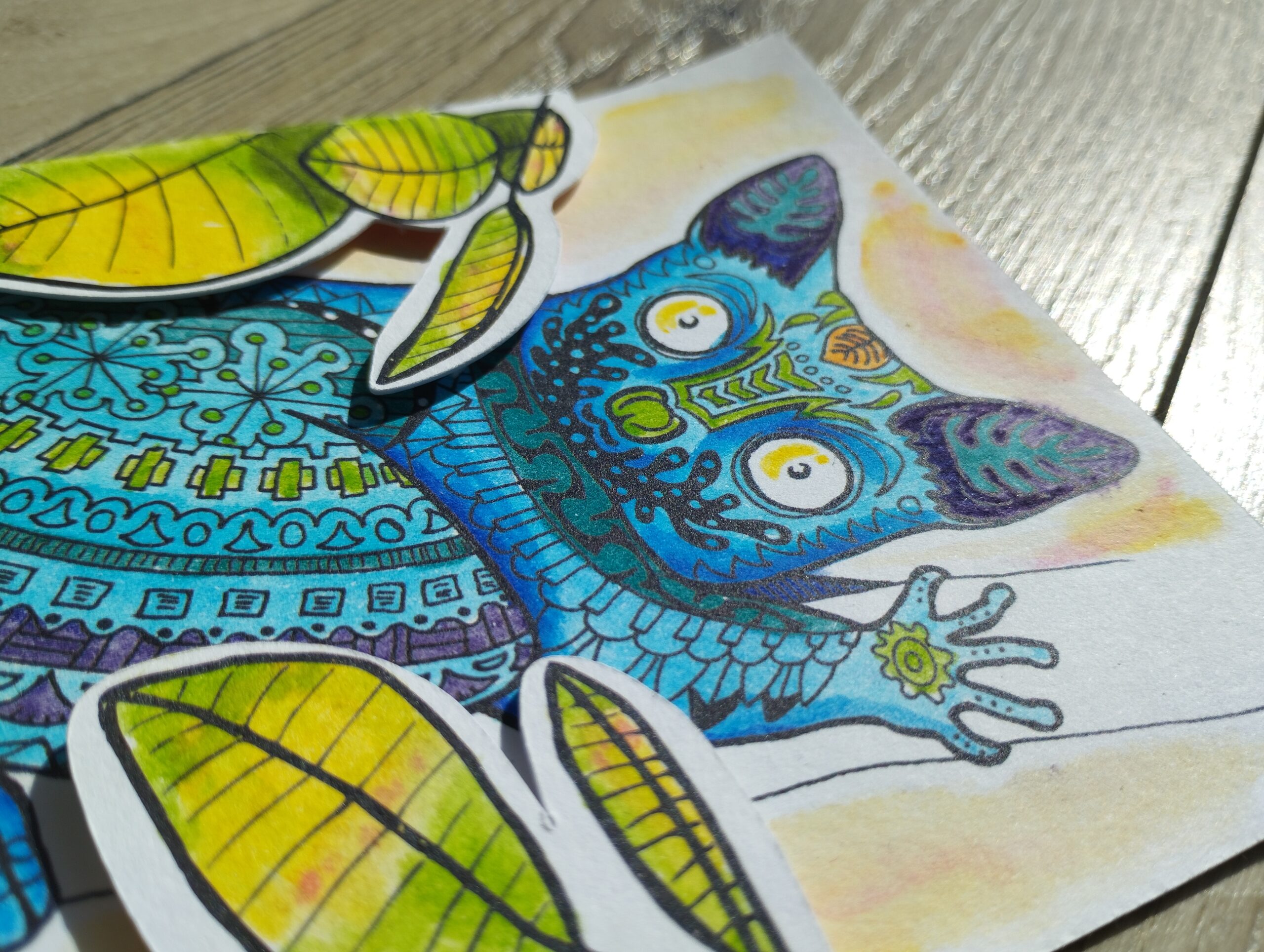 animaux mandala colorier