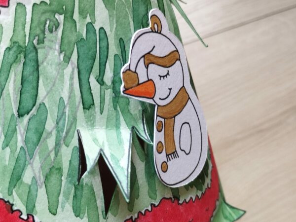 Calendrier de l&rsquo;avent à colorier