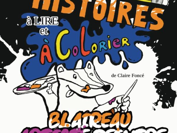Livre pour enfant à colorier : Blaireau artiste peintre