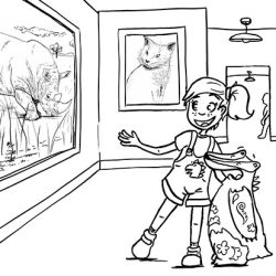 illustration dessin jeunesse coloriage