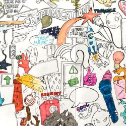 Se support est utilisé pour faire développer la parole, mais peut être utilisé justement en cas de difficulté à s'exprimer