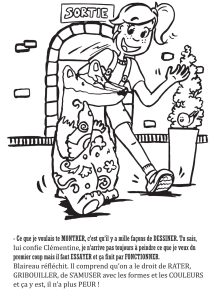 histoire à colorier. coloriage pour enfant, histoire jeunesse