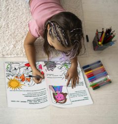 histoire à colorier pour enfant